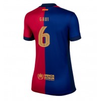 Barcelona Paez Gavi #6 Replica Home Shirt Ladies 2024-25 Short Sleeve